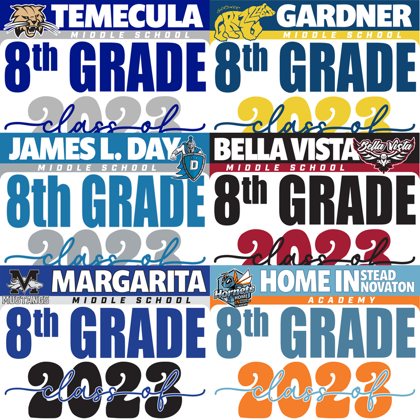 Temecula Middle Schools Graduation Yard Signs