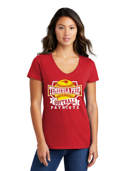 TPS Softball Women's V-Neck T-Shirt